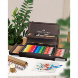 Faber-Castell Art And Graphic Collection Wooden Case 110086