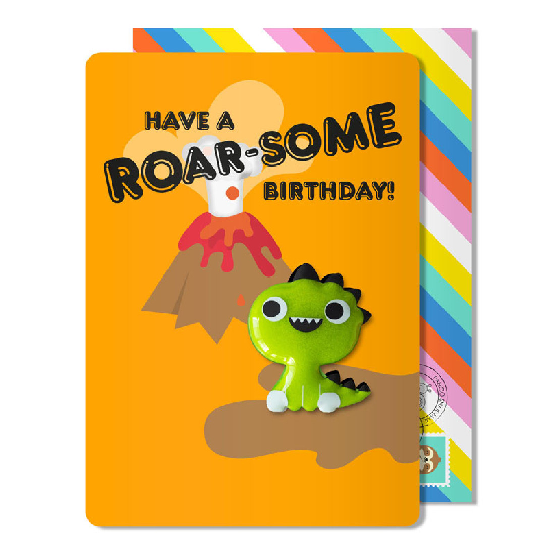 Ευχετήρια κάρτα με αποσπώμενο μαγνητάκι Have a Roar - Some Birthday Pango