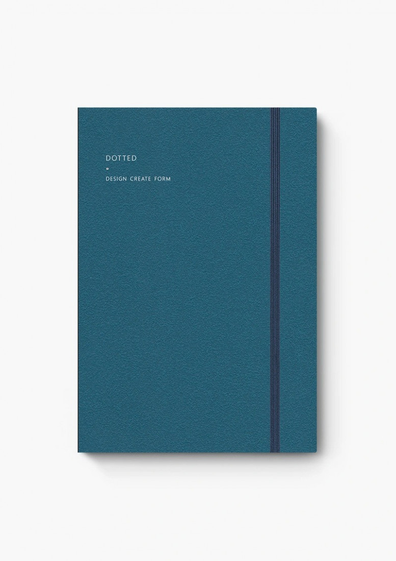 Adbook Dotted notebook 17x25 indigo blue dot