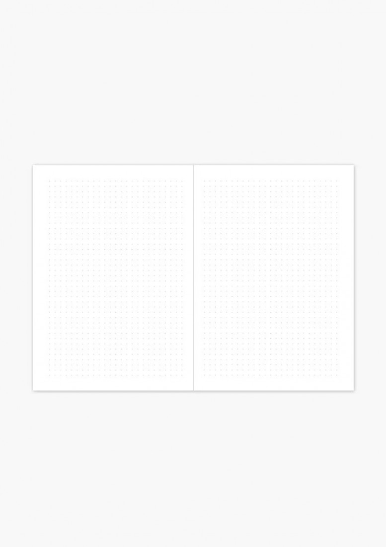 Adbook Dotted notebook A5 14x21 grey dot ΣΜ-1224