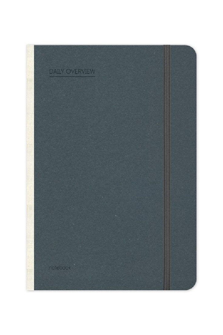 Adbook daily overview notebook dark blue A5 14x21