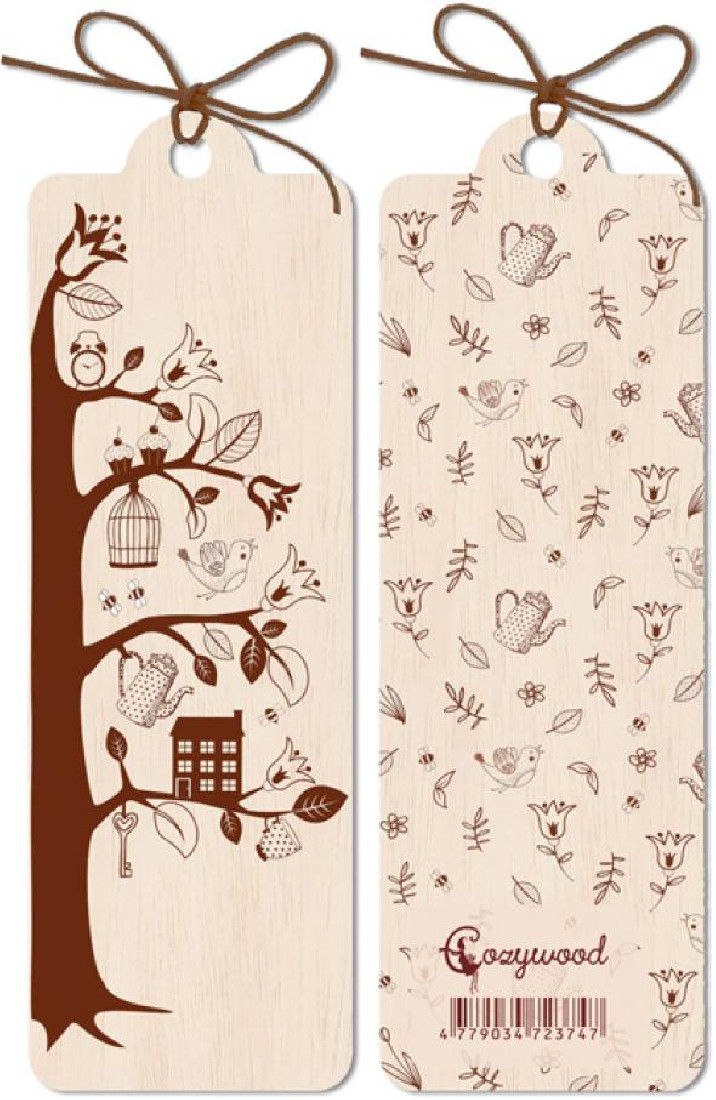 Ξύλινος σελιδοδείκτης Tree of Life (BKN028)- Cozywood