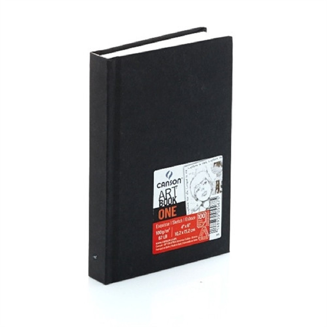 Sketchbook Art book One 14x21.6cm 100gr/m 98φ. Hardbound C200005568 Canson