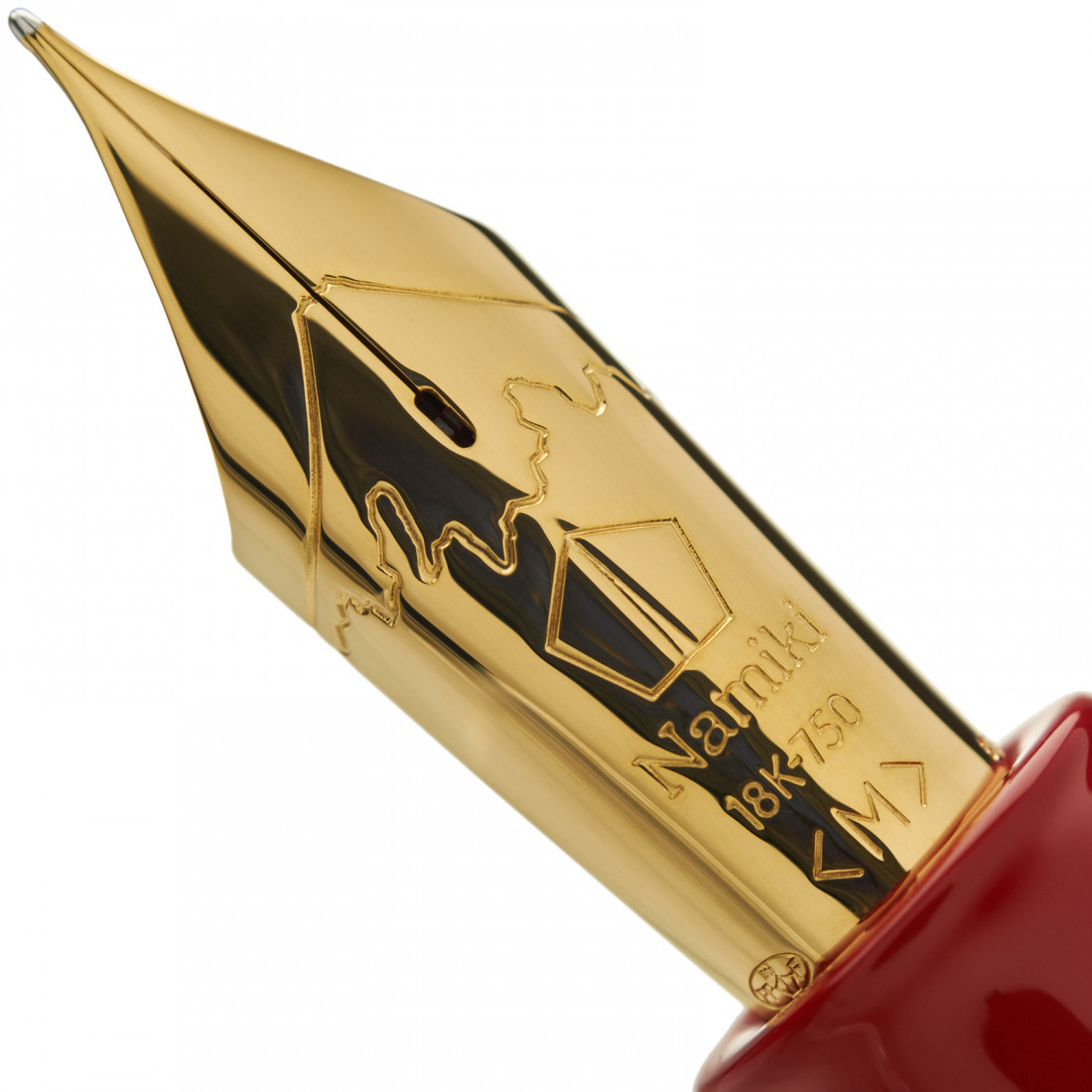 Pilot Namiki Emperor Urushi Vermilion fountain pen with size No.50 (Jumbo) pen nib