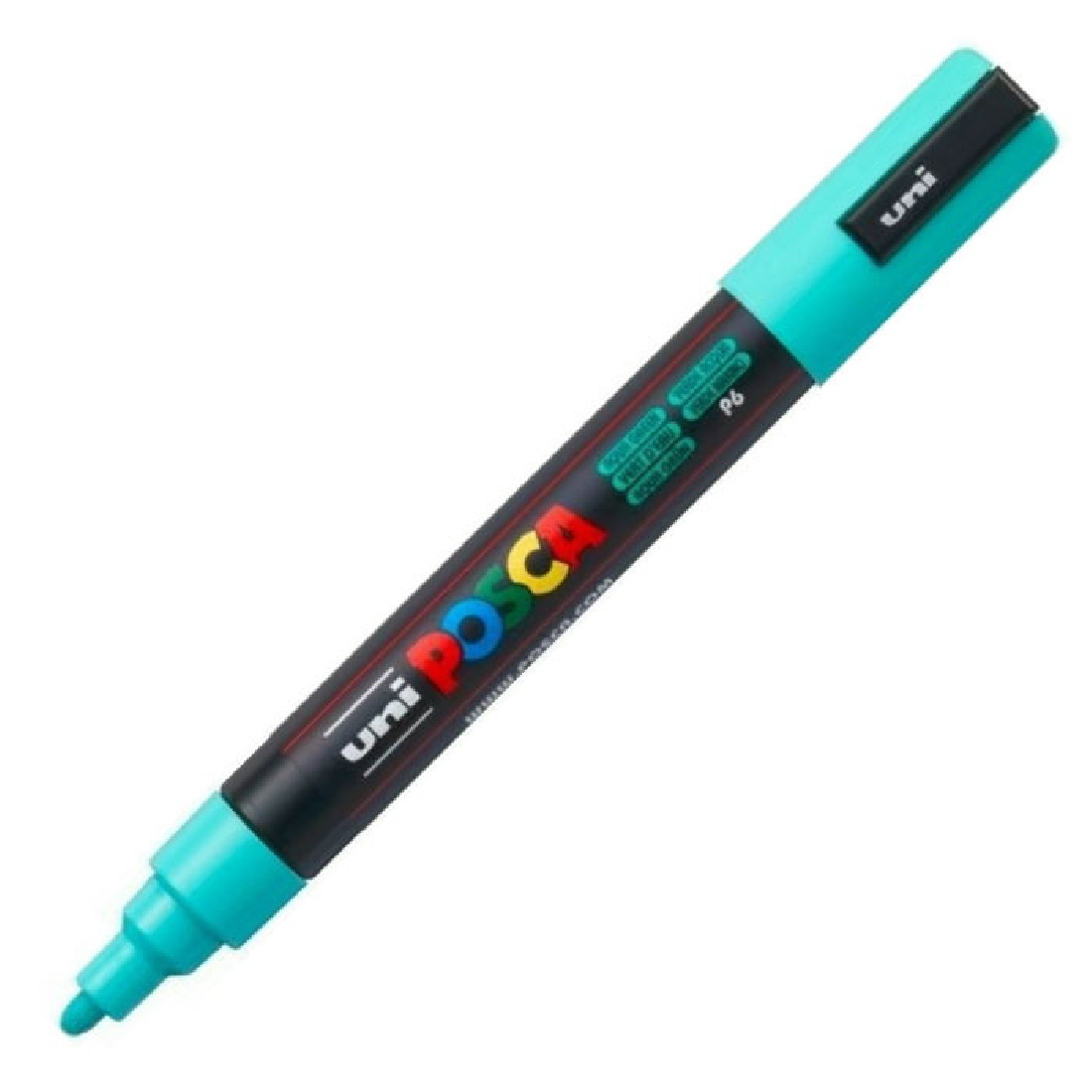 Μαρκαδόρος Posca PC-5M Aqua Green P6 Uni-Ball