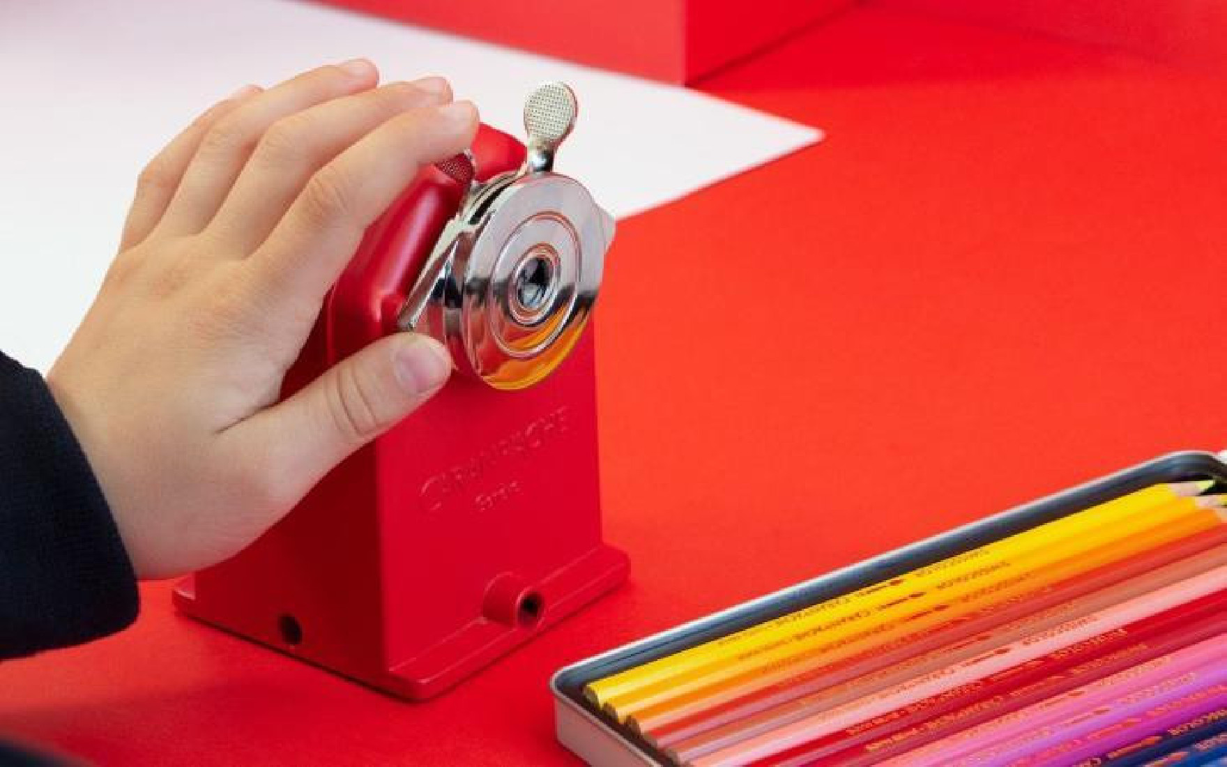 Pencil Sharpening Machine Red 455.270 Caran dache