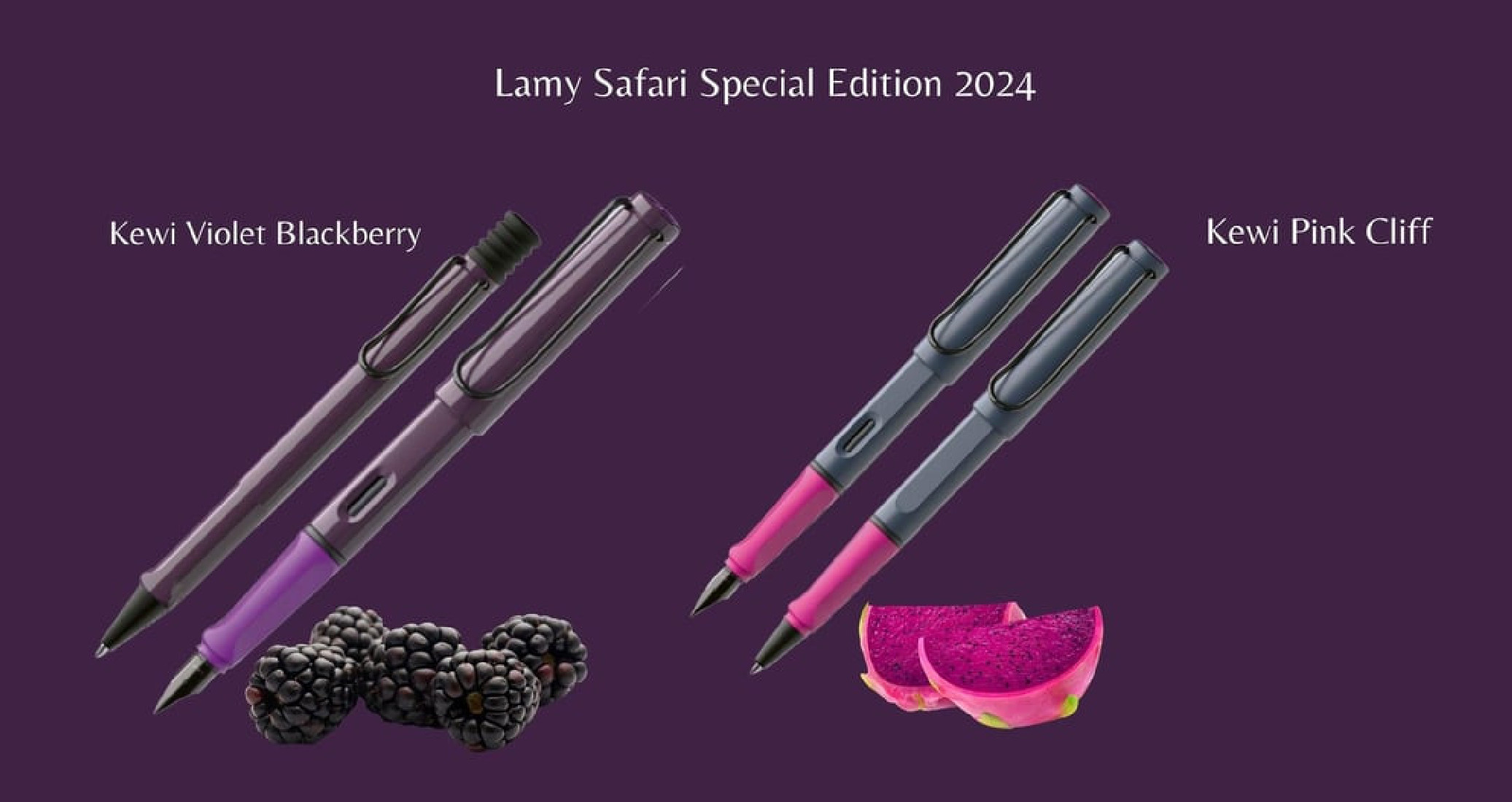 Lamy Safari Violet Blackberry 3D8 Special Edition 2024 Rollerball
