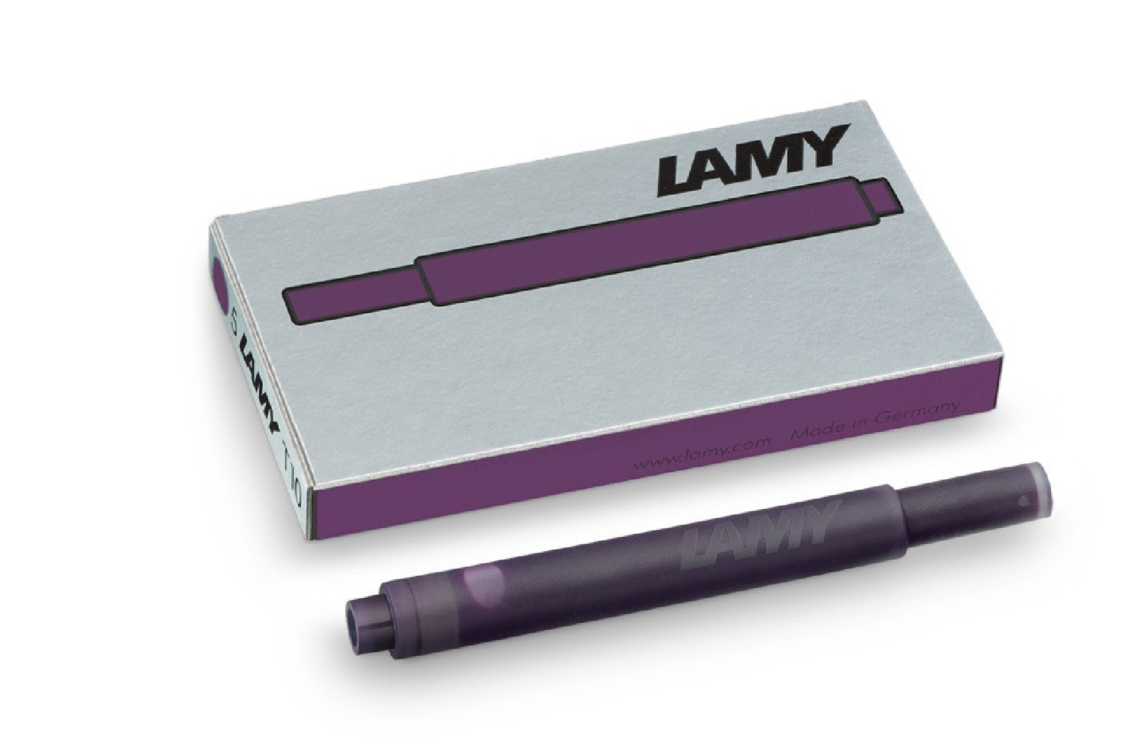 LAMY T10 giant ink cartridges 5 pieces blackberry violet