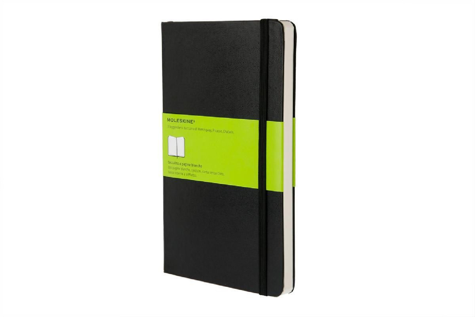 Moleskine Notebook Large 13x21  Plain Black Soft Cover