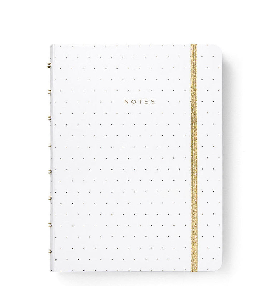 Filofax notebook refillable ruled Moonlight A5 179520