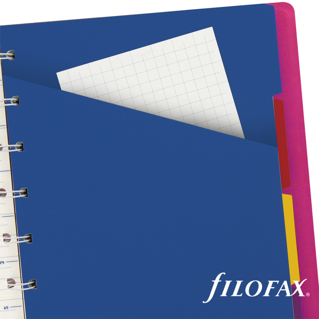 Filofax Notebook Refillable Ruled A5 Fuchsia 115011