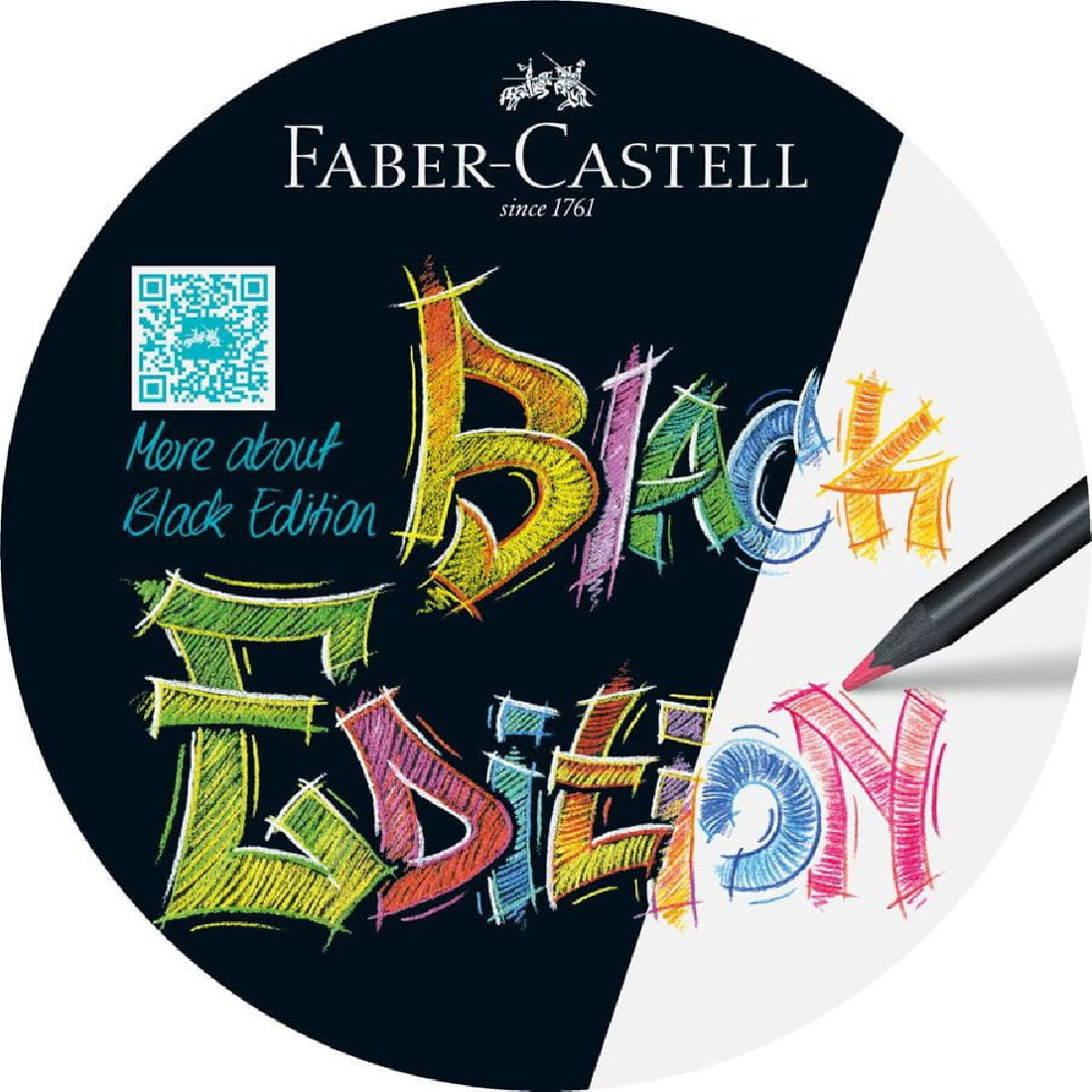 Faber-Castell Colour Pencils Black Edition 12pcs 116412
