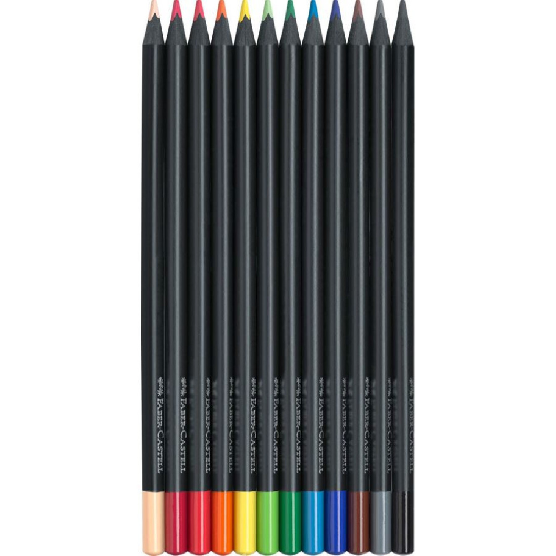Faber-Castell Colour Pencils Black Edition 12pcs 116412