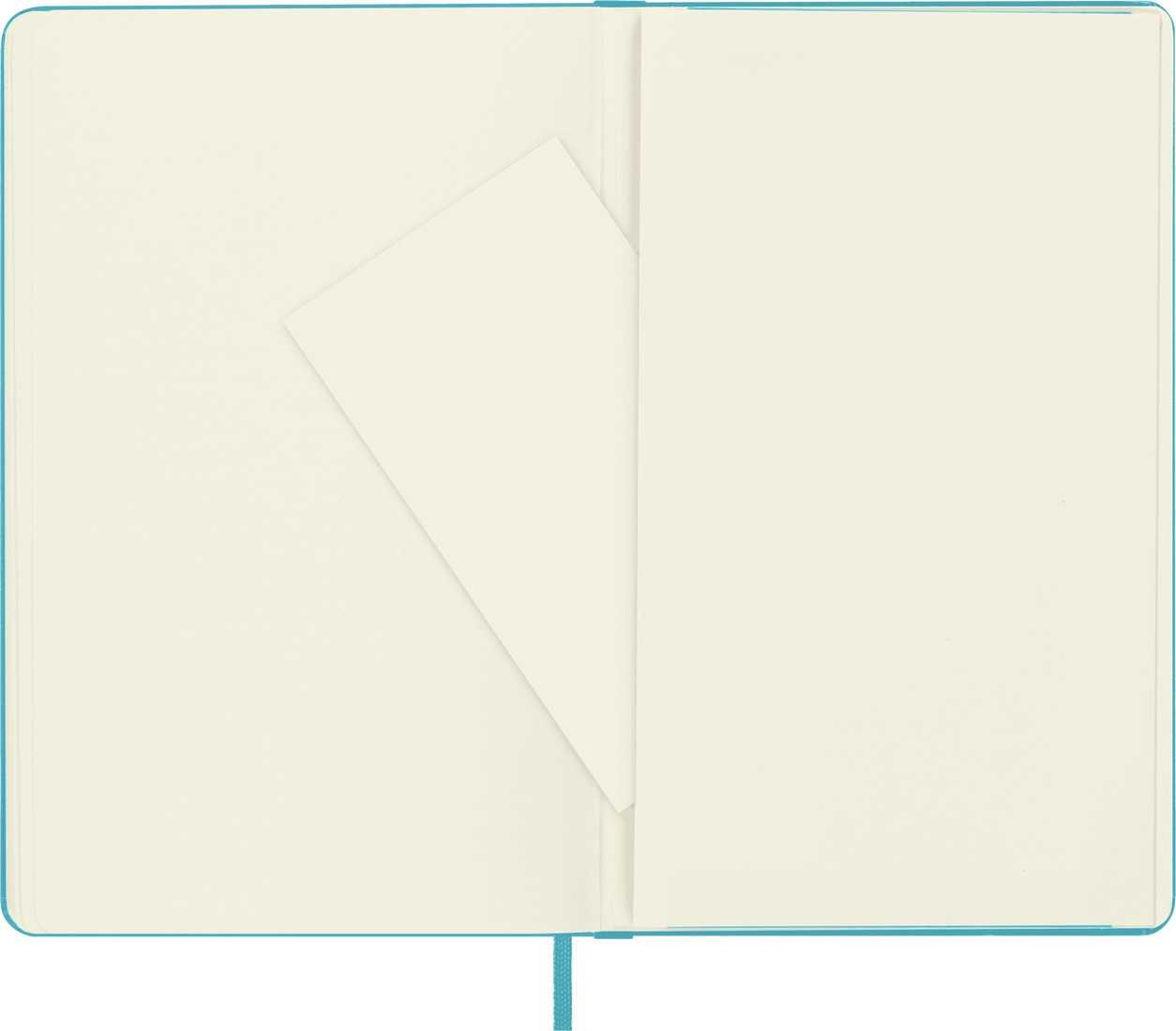 Moleskine Classic Notebook Soft Cover, Reef Blue, soft cover, plain, large 13x21