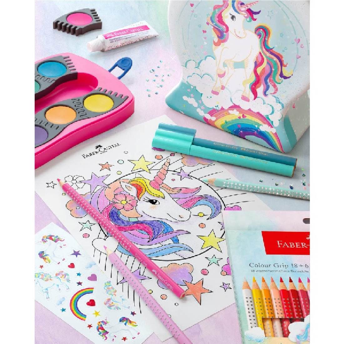 Faber Castell Colour Pencils Colour Grip unicorn 13pcs 201542