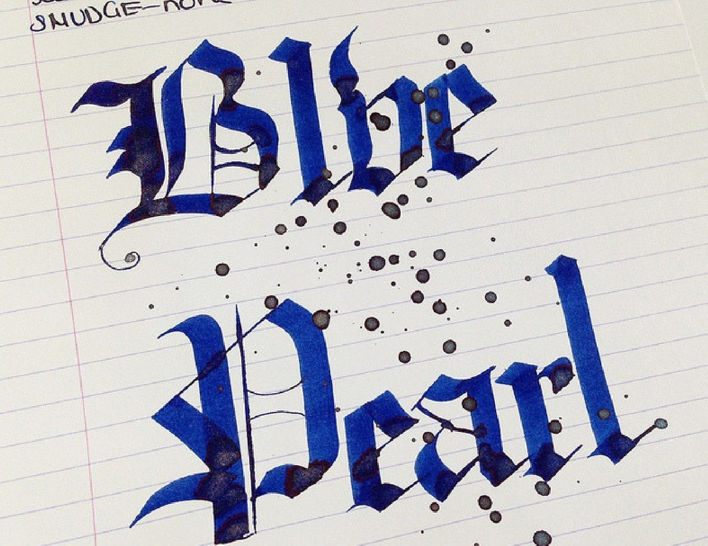 Diamine 50ml Blue Pearl Fountain pen shimmer ink bottle