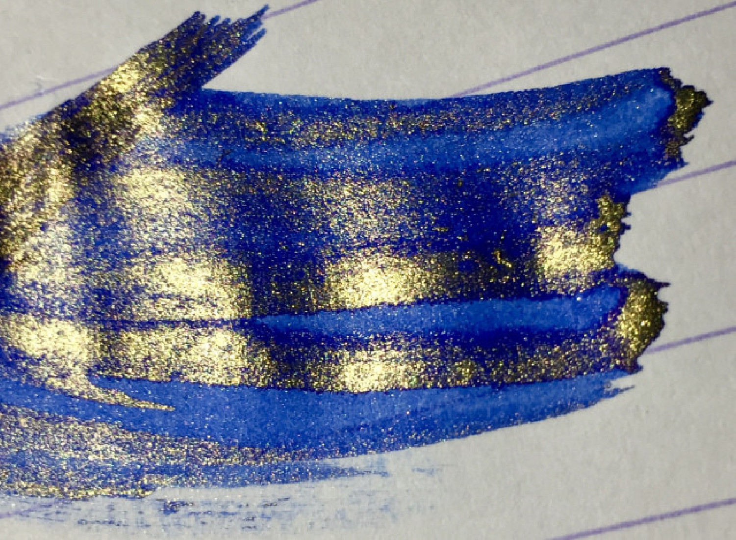 Diamine 50ml Cobalt Jazz Fountain pen shimmer ink bottle