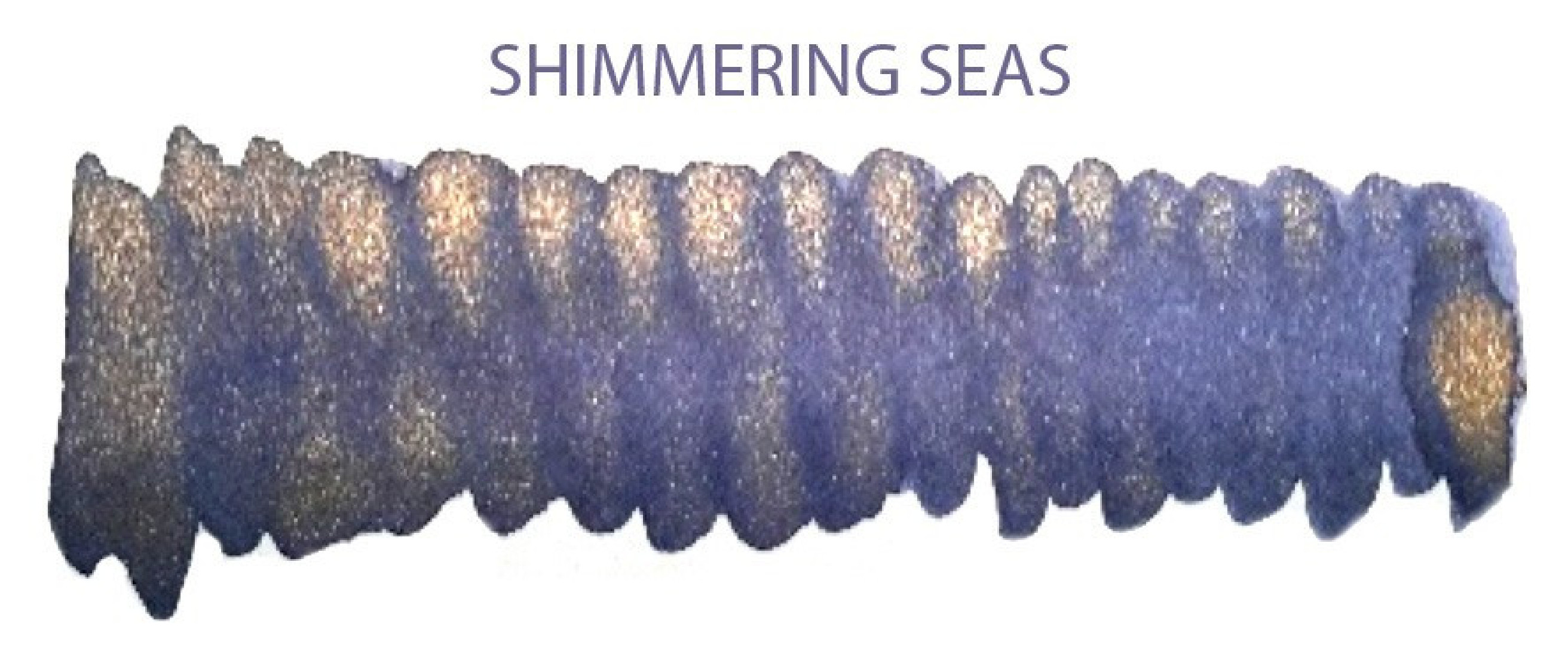 Diamine 50ml Shimmering Seas Fountain pen shimmer ink bottle