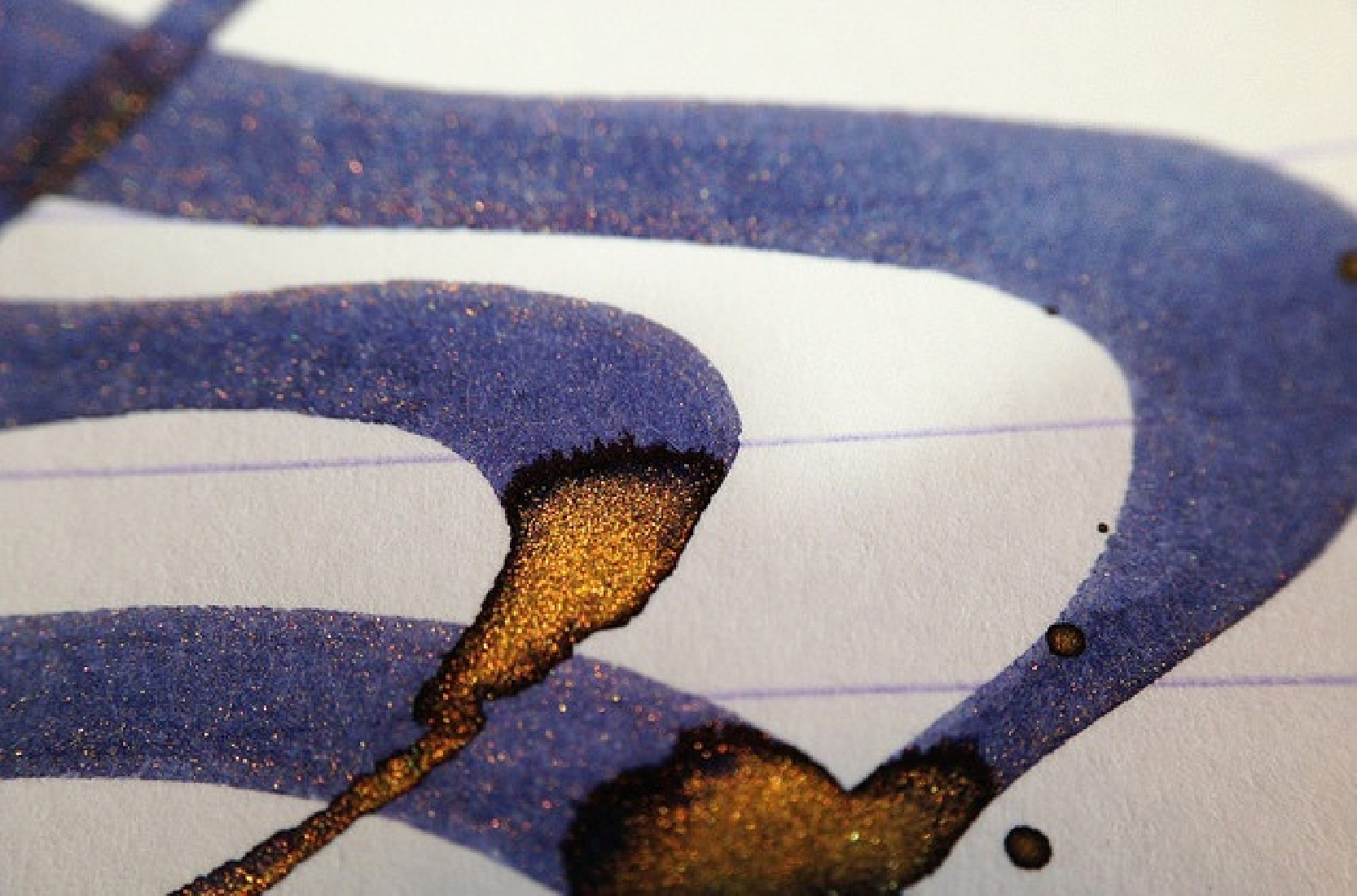 Diamine 50ml Shimmering Seas Fountain pen shimmer ink bottle