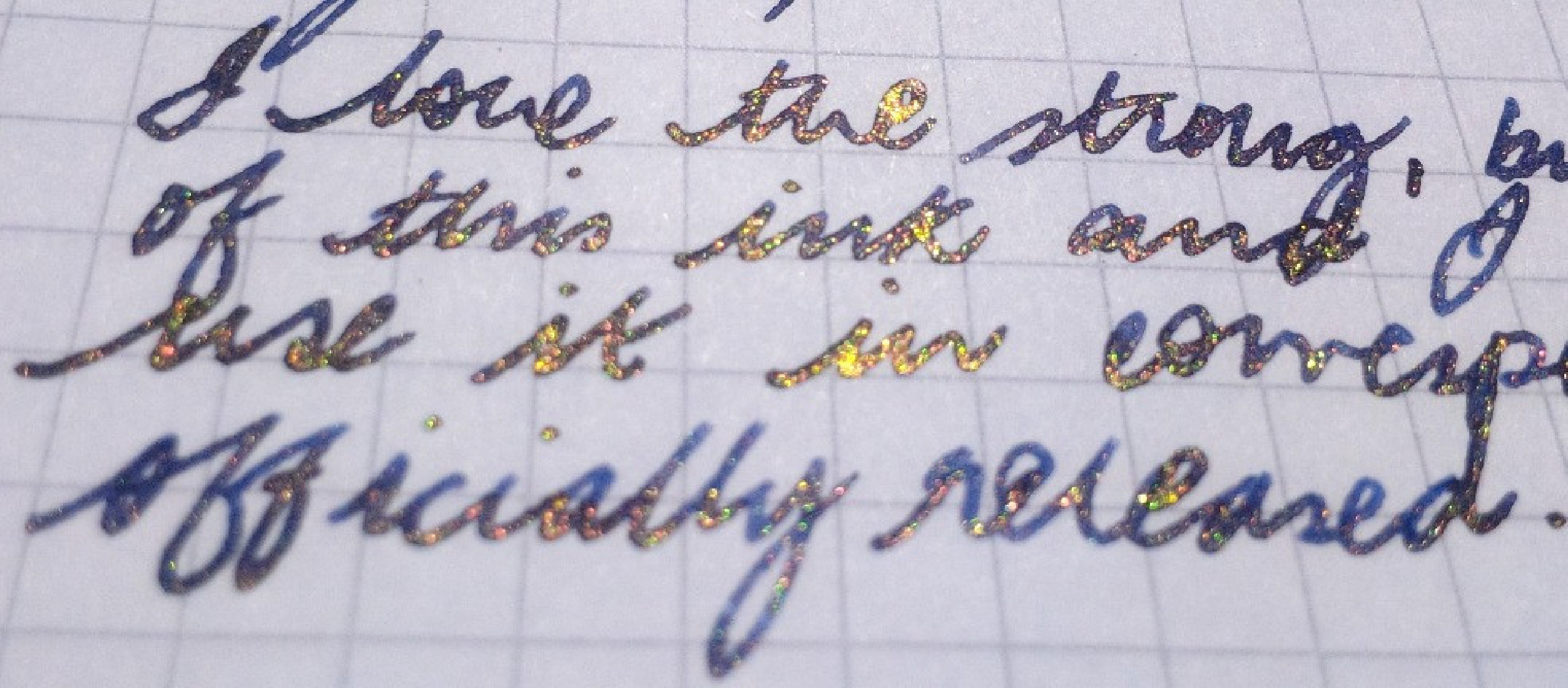 Diamine 50ml Shimmering Seas Fountain pen shimmer ink bottle