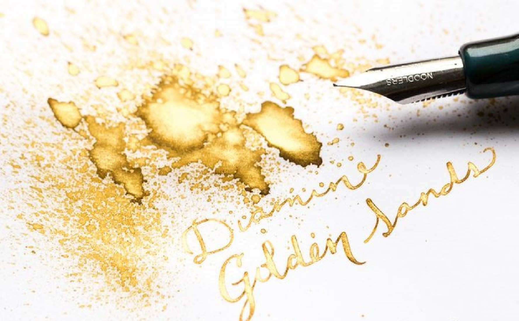 Diamine 50ml Golden Sands Fountain pen shimmer ink bottle