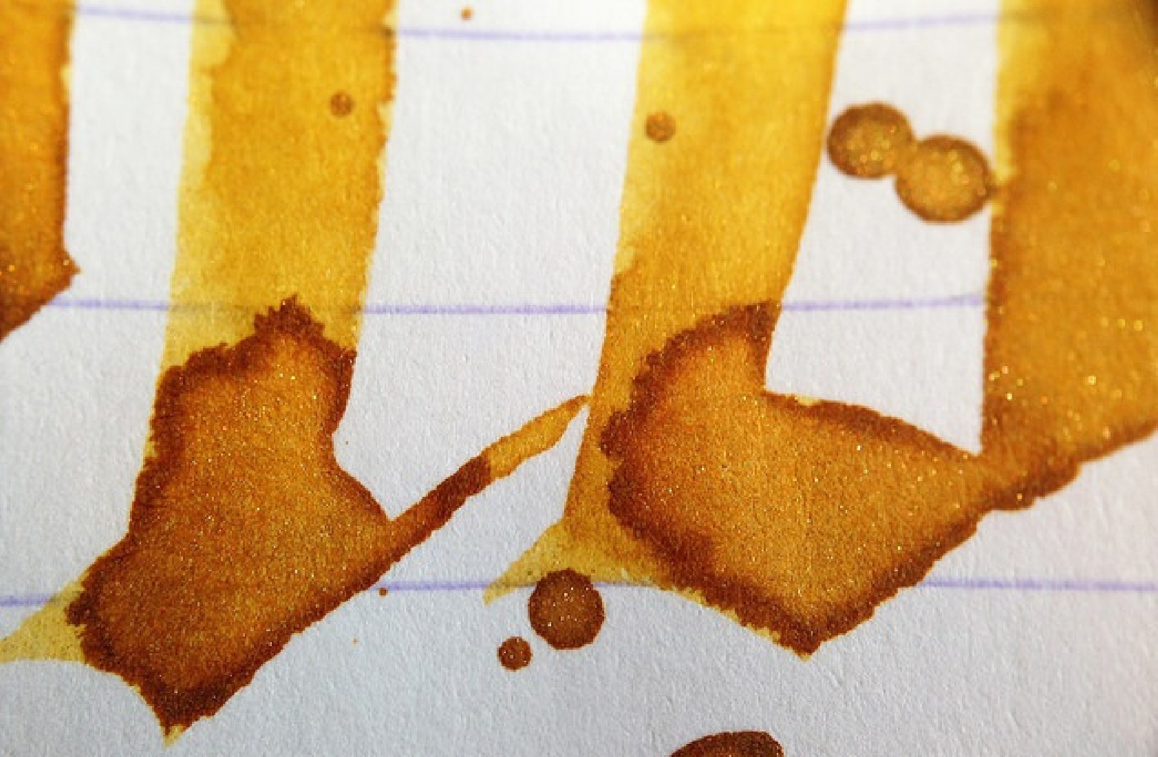 Diamine 50ml Golden Sands Fountain pen shimmer ink bottle