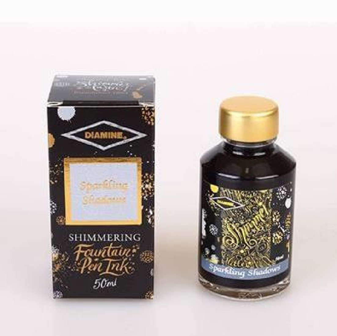 Diamine 50ml Sparkling Shadows Fountain pen shimmer ink bottle