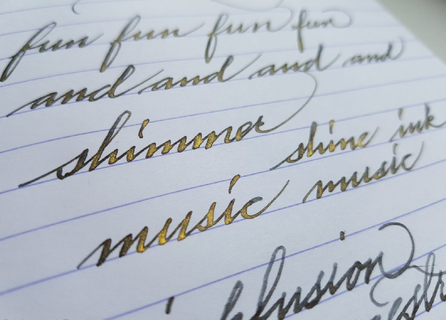 Diamine 50ml Sparkling Shadows Fountain pen shimmer ink bottle