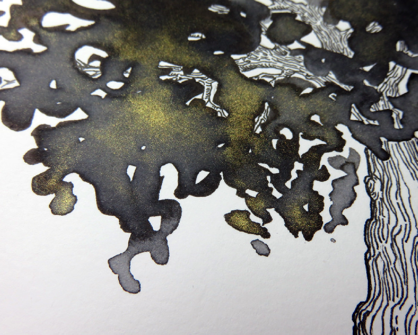 Diamine 50ml Sparkling Shadows Fountain pen shimmer ink bottle