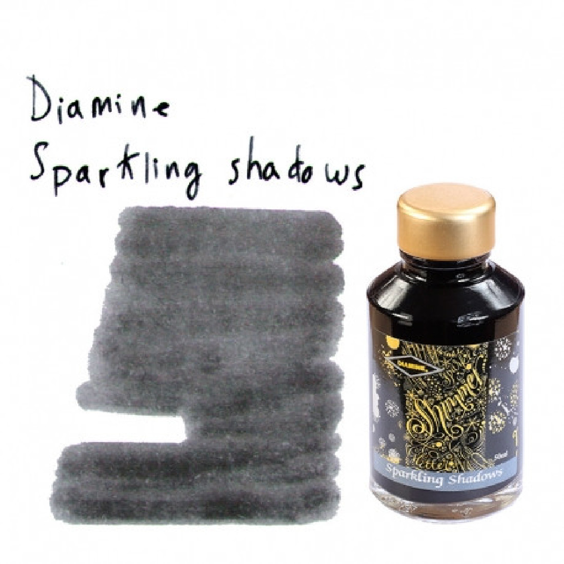 Diamine 50ml Sparkling Shadows Fountain pen shimmer ink bottle