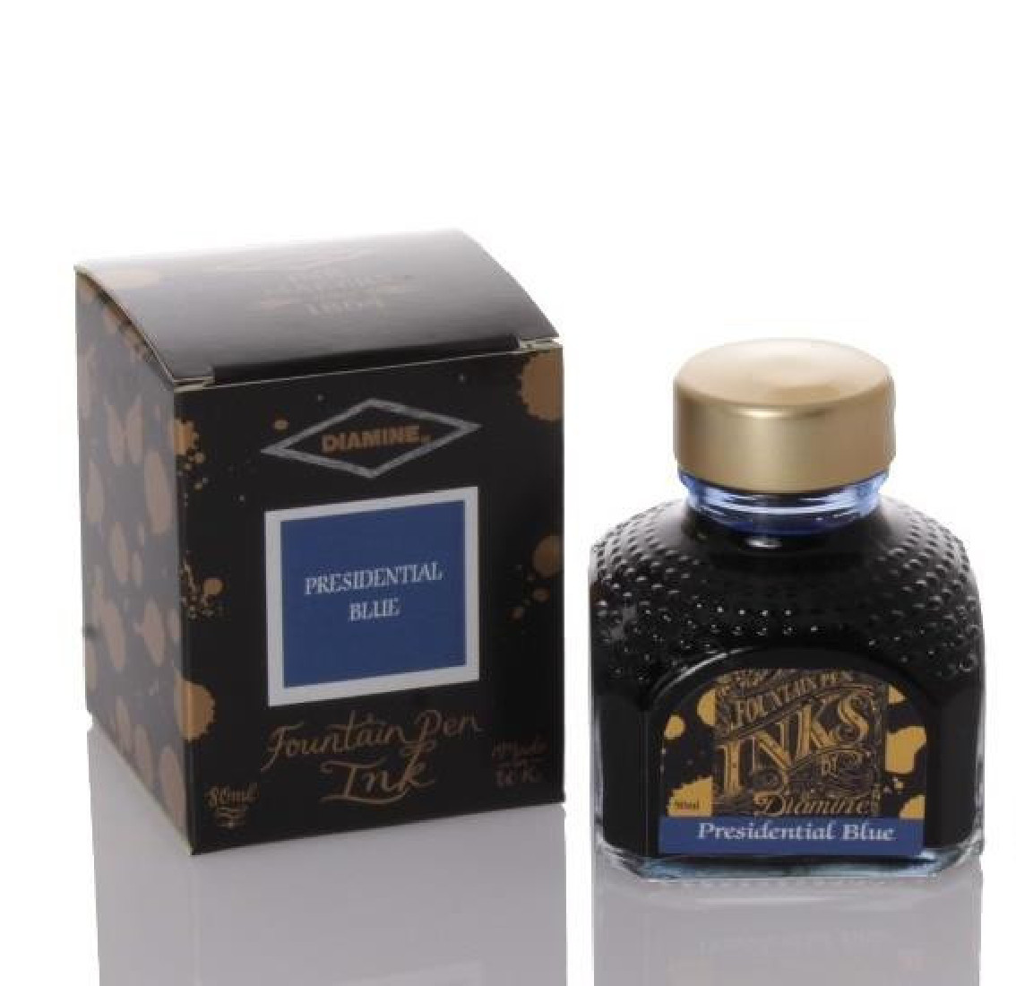 Diamine 80ml Presintential blue 055 Fountain pen ink bottle
