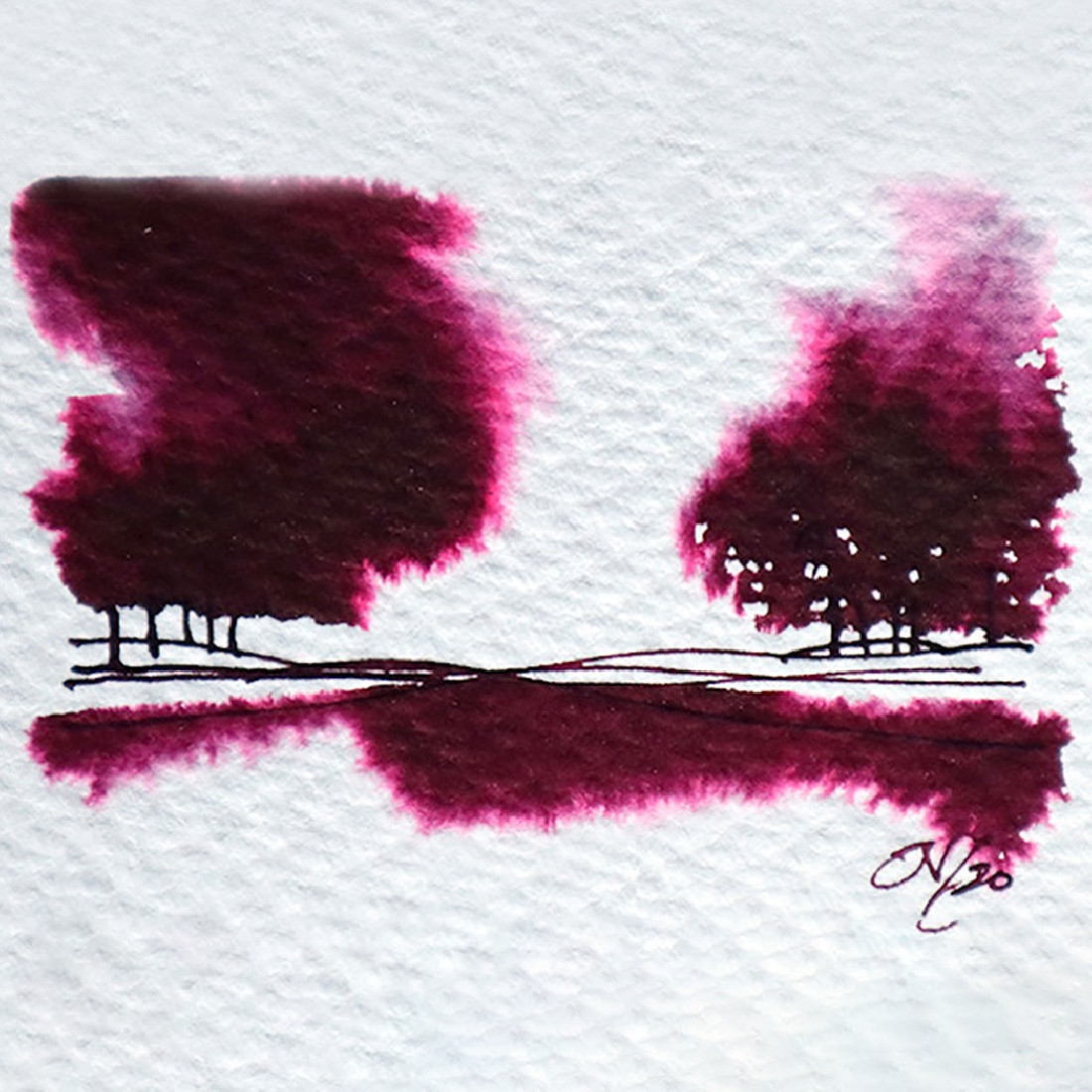 Diamine 80ml Writers blood 110 Fountain pen ink bottle