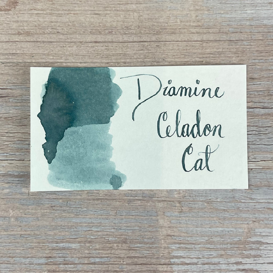 Diamine 80ml  Celadon Cat Fountain pen ink bottle