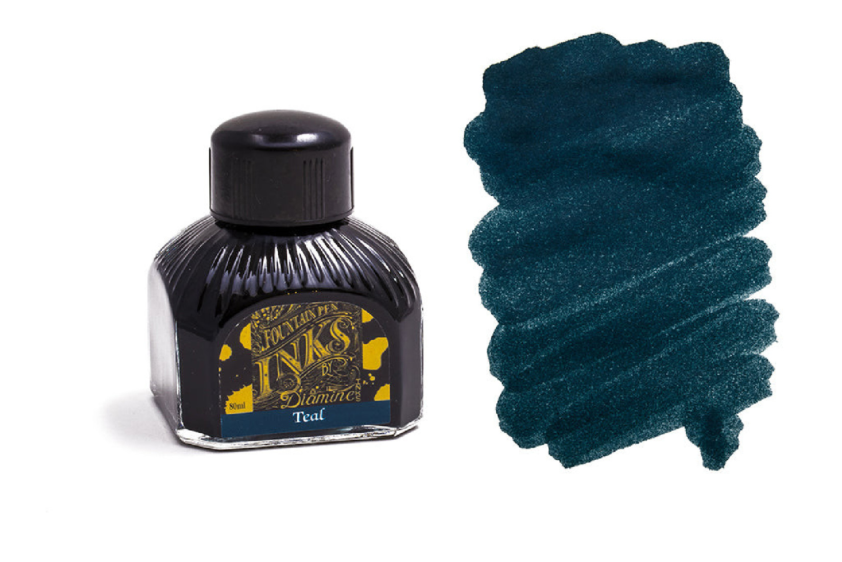 Diamine 80ml Teal Fountain pen ink botlle