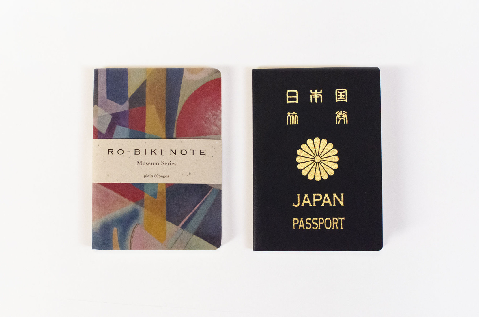 Yamamoto notebook Ro-biki Museum series Blau dotted 88 x 125mm, 60 pages