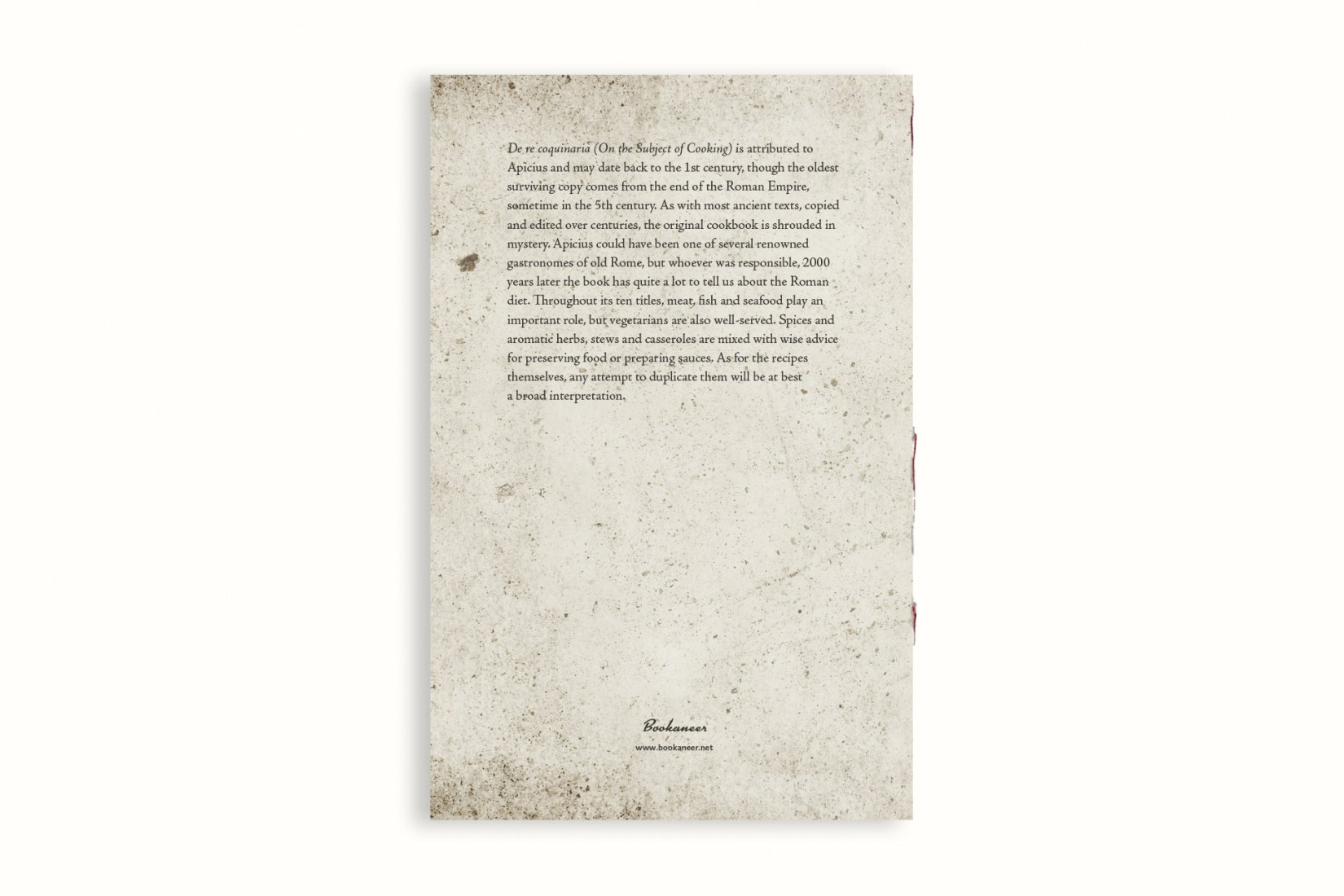 Apicius - Bookaneer Notebook