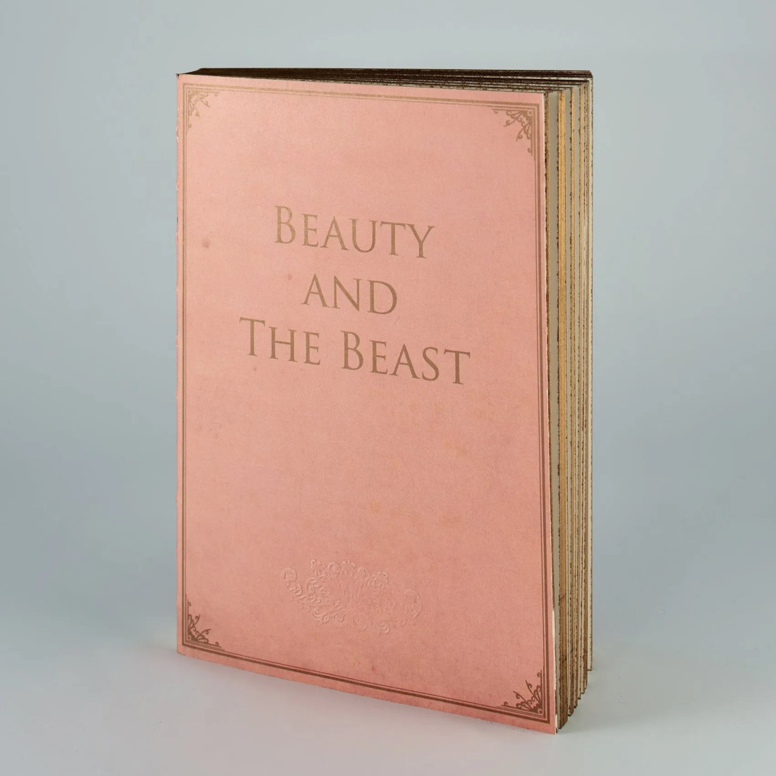 ANTIQUE NOTEBOOK Beauty and the beast LIBRI MUTI