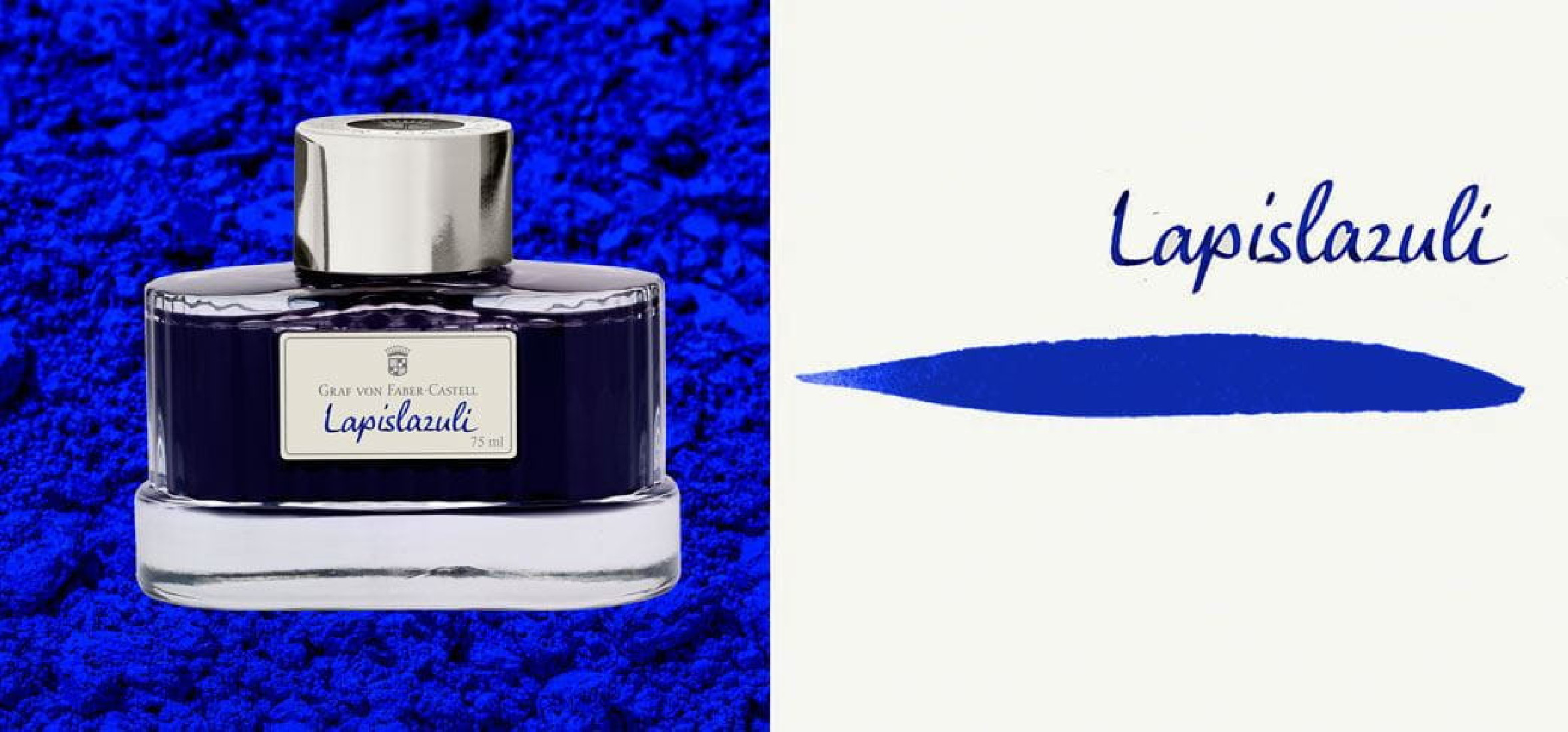 Graf von Faber-Castell Lapis Lazuli 141023 Fountain Pen Ink 75ml