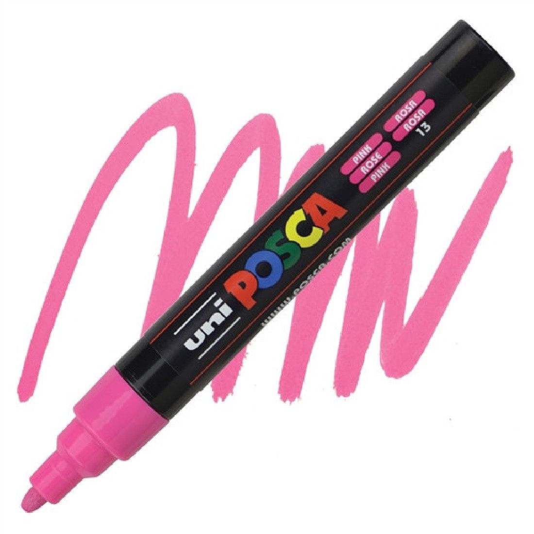 Μαρκαδόρος Posca Pink PC-5Μ Uni