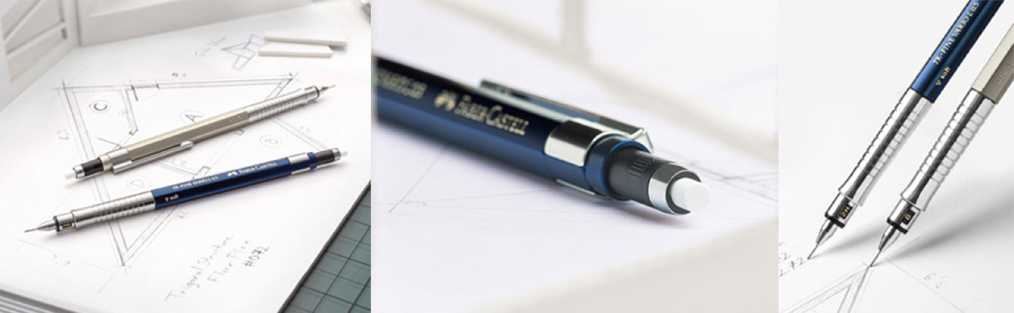 Faber-Castell TK-Fine Vario L 135740 Mechanical Pencil 0.7 mm Oro Champagne Lead Pencil with Soft/Hard Mechanism