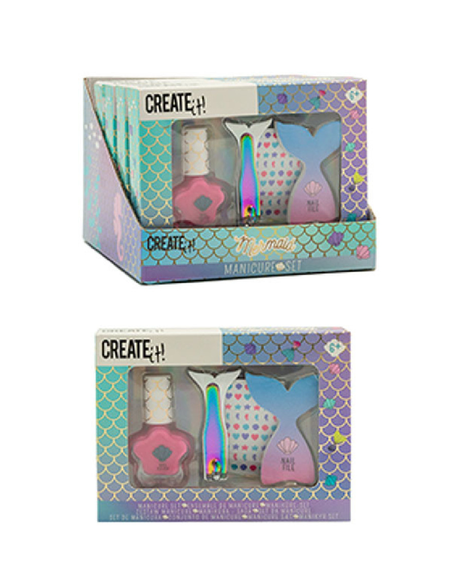 Σετ Μανικιουρ για Παιδιά Γοργόνα 84608 Create it