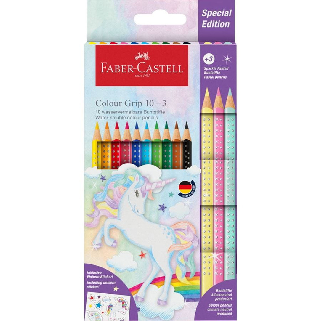 Faber Castell Colour Pencils Colour Grip unicorn 13pcs 111219