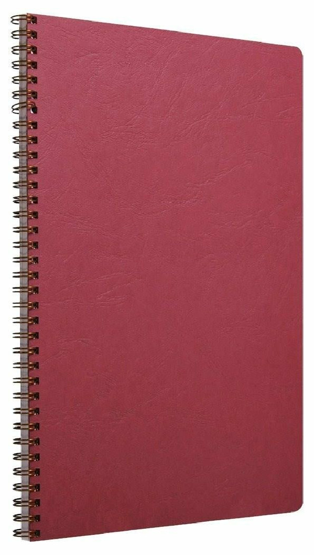 Clairefontaine 781452 spiral A4 lined red