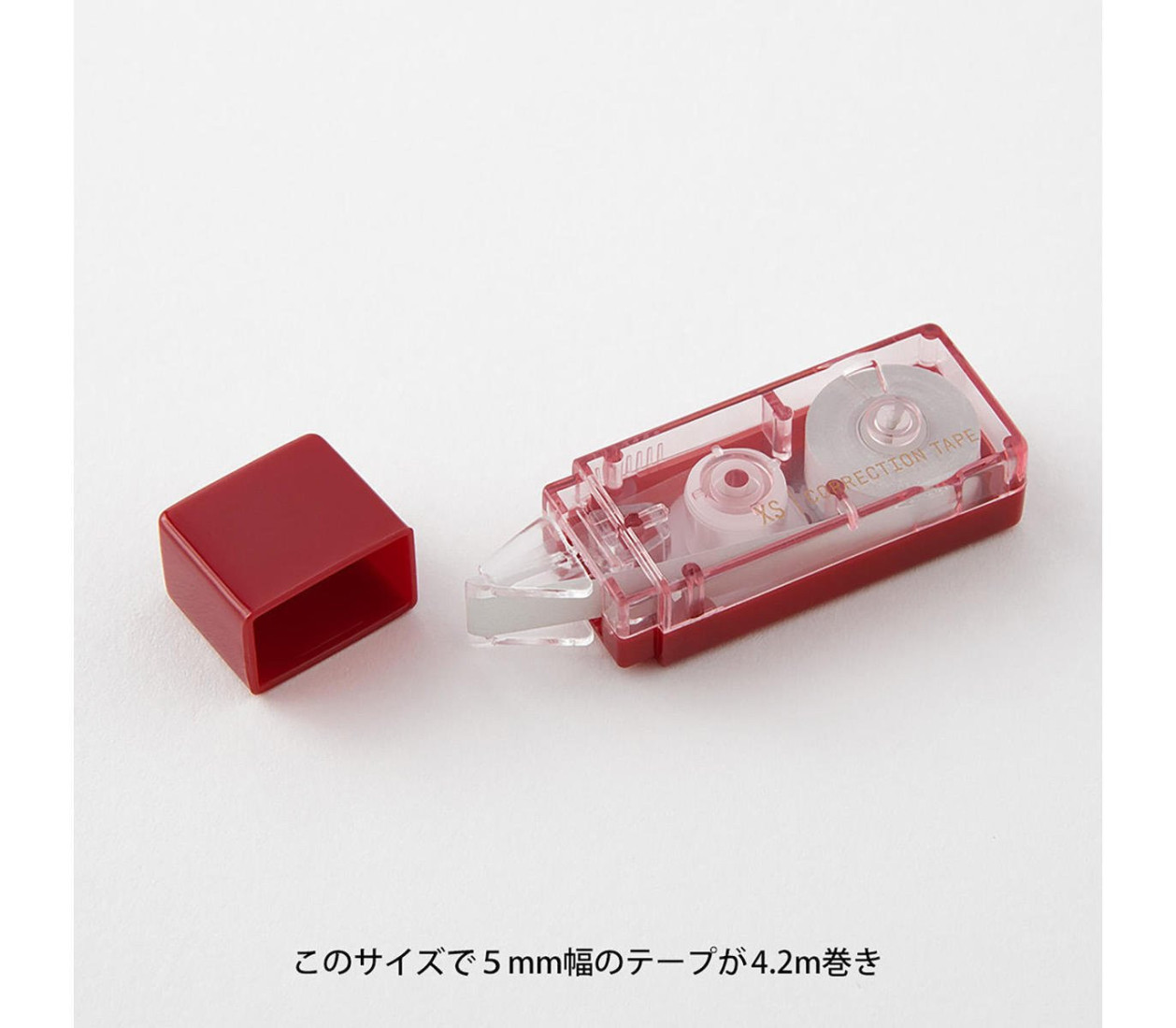 Midori XS (extra small)  Correction Tape Deep Red 35516006