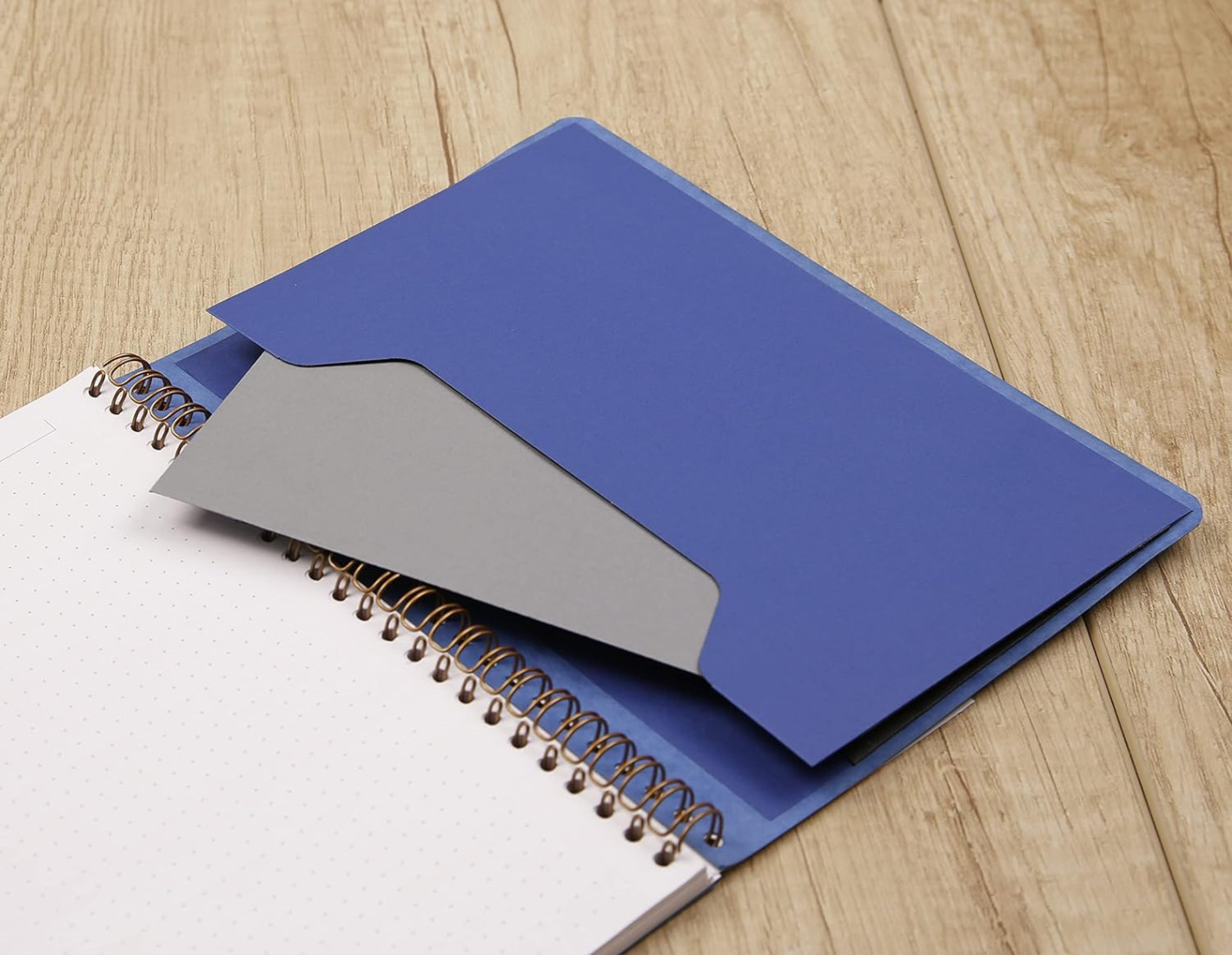 Clairefontaine 78346C Collection Age Bag A My.Notes Tabac Spiral Notebook with Tear-Off Margins - A4 21 x 29.7 cm - 120 Lined Tear-Off Pages - 90g White Paper - Leather Grain Gloss Card Cover