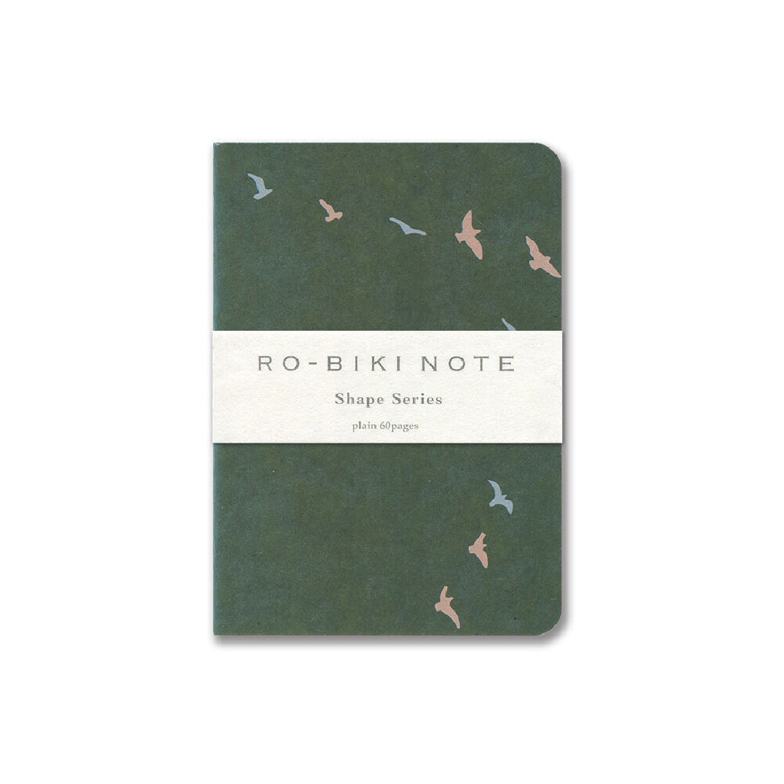 Yamamoto Ro-Biki Note Shape Series Flying Birds, dotted 88x125mm