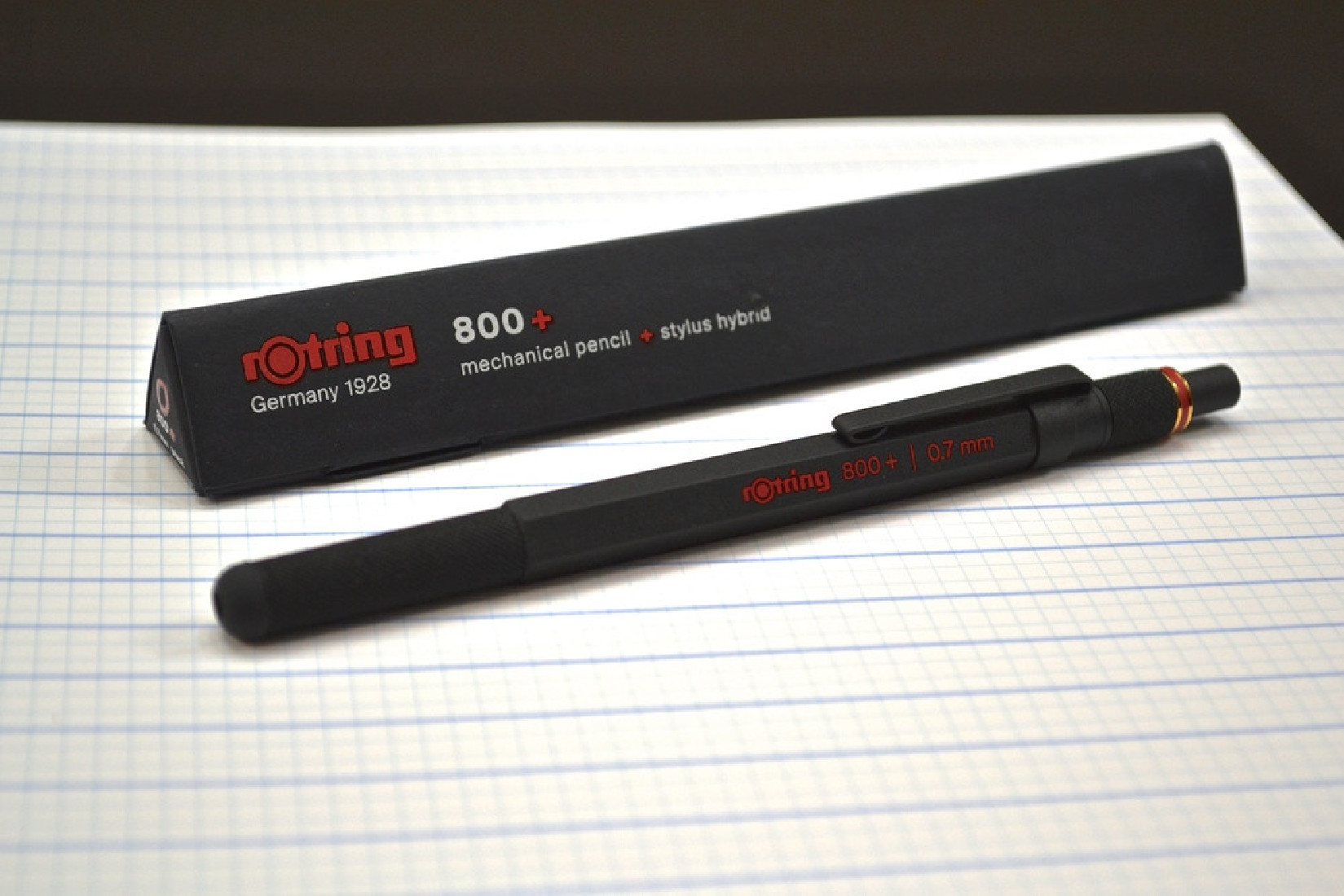ROTRING 800+ BLACK 0,7mm (+ Stylus Hybrid) Mechanical Pencil