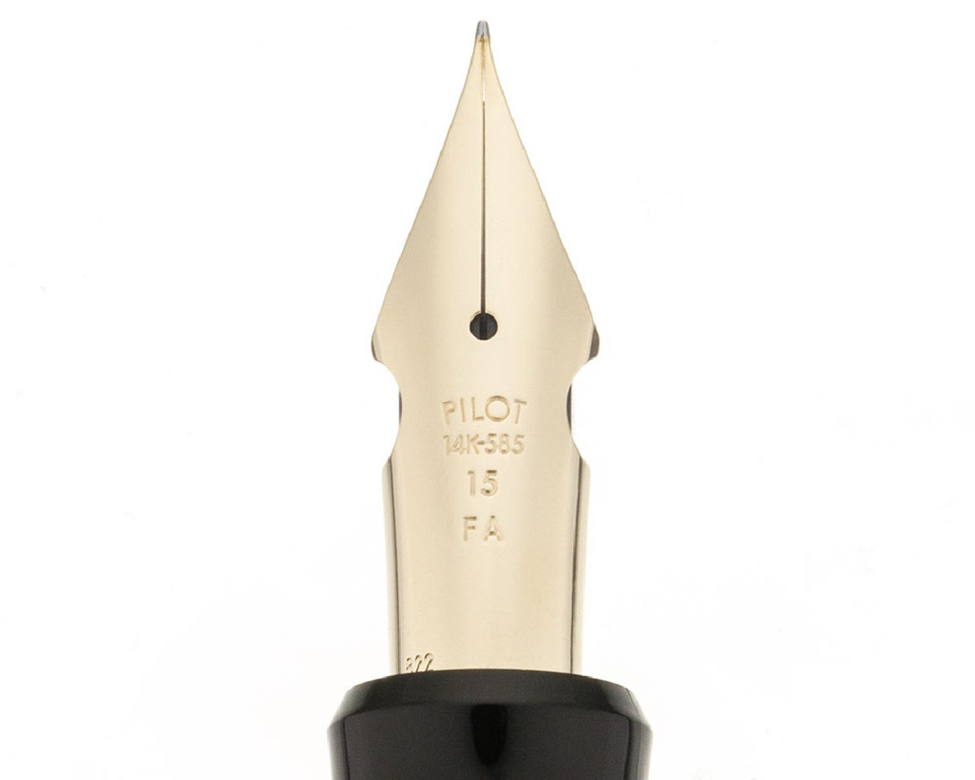 Pilot 743 Black GT 14k FKK-3000R-B with converter fountain pen