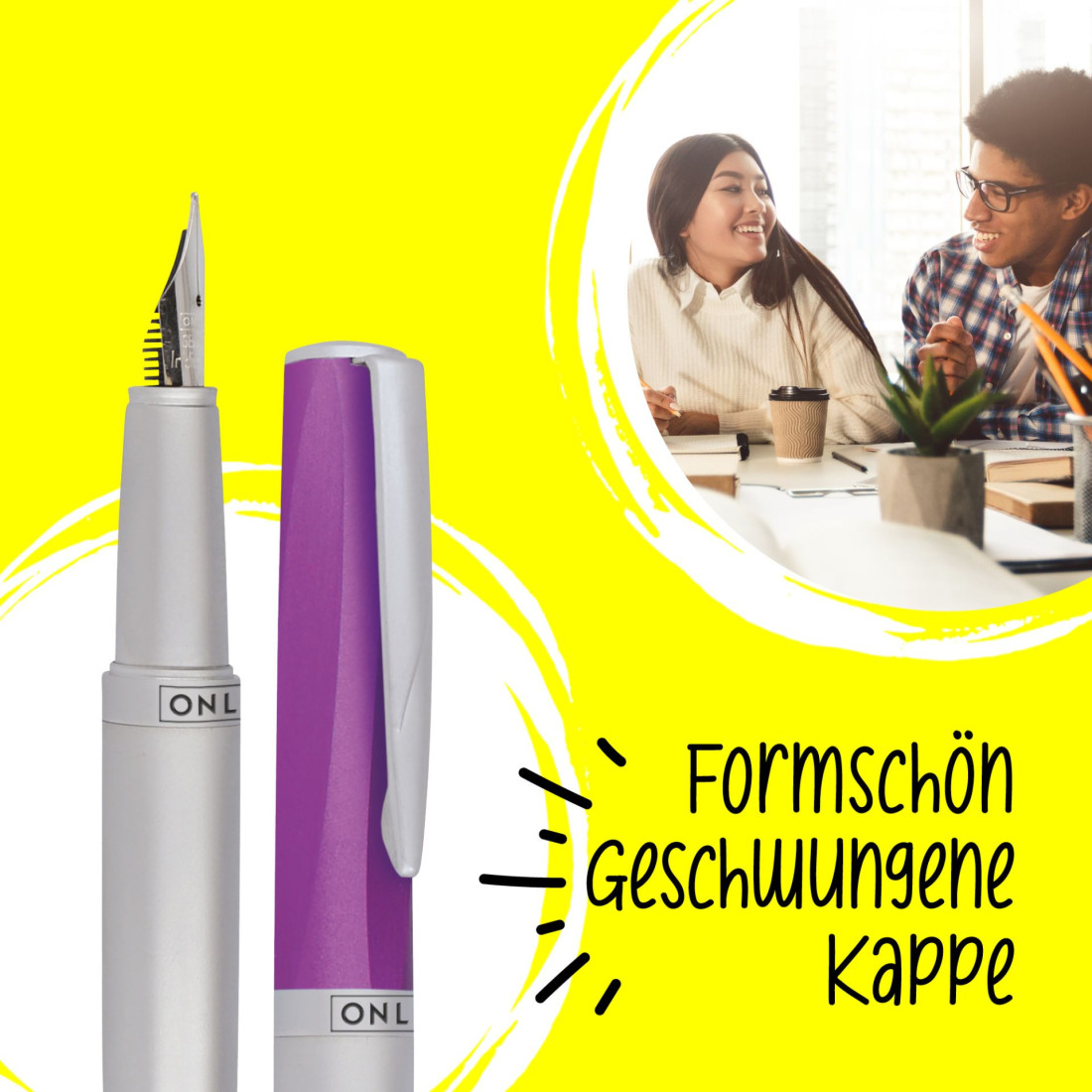 Online Filler Squeeze Lilac 22033 Fountain pen