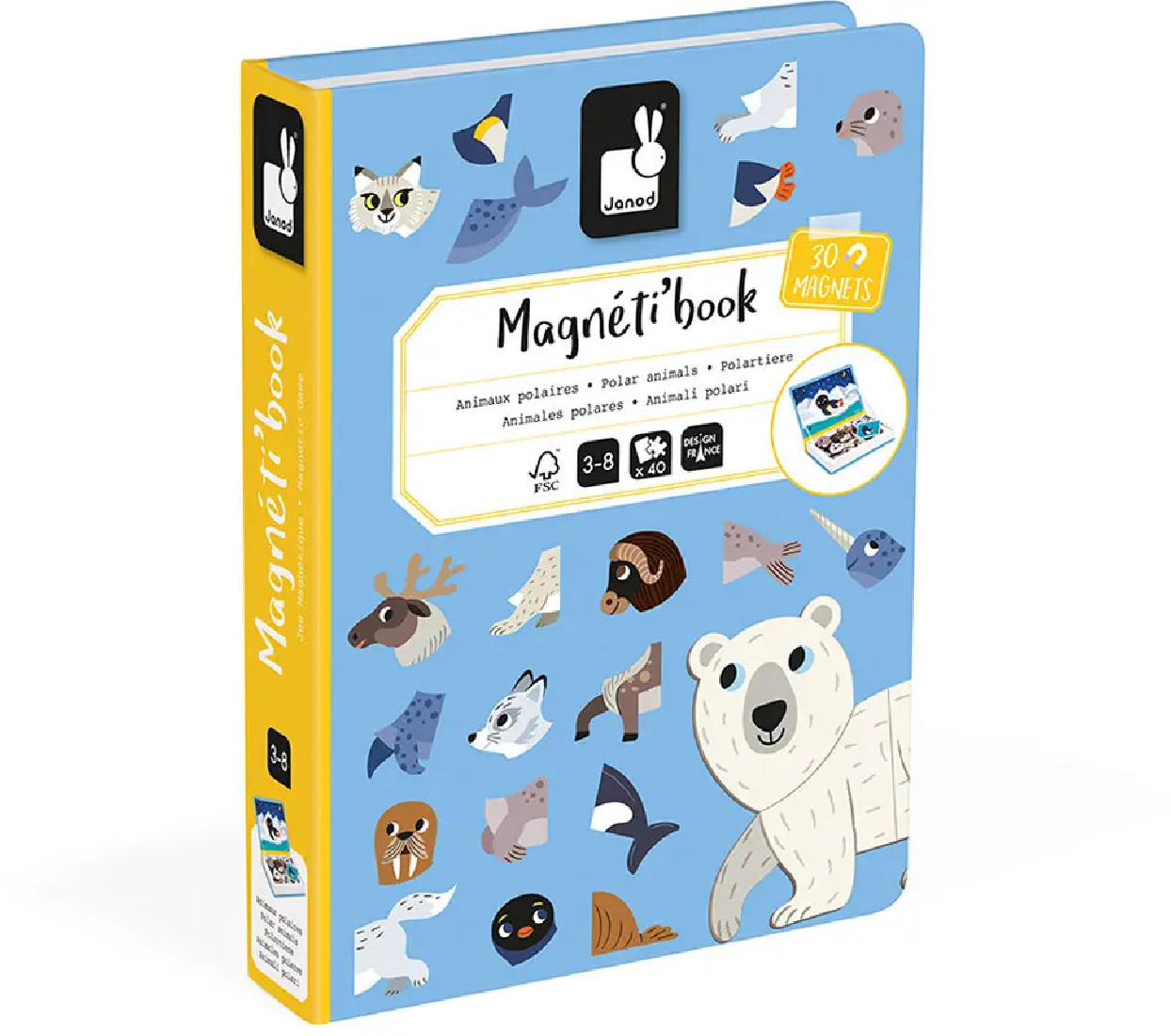 Magneti book Ζώα της Αρκτικής 02599 Janod